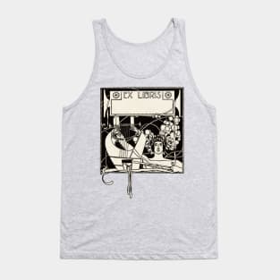 Music themed bookplate Tank Top